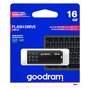 Goodram USB flash disk, USB 3.0, 16GB, UME3, černý, UME3-0160K0R11, USB A, s krytkou