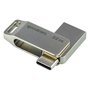 Goodram USB flash disk, USB 3.0, 32GB, ODA3, stříbrný, ODA3-0320S0R11, USB A / USB C, s otočnou krytkou