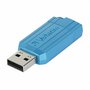 Verbatim USB flash disk, USB 2.0, 128GB, Store,N,Go PinStripe, modrý, 49461, pro archivaci dat