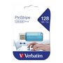 Verbatim USB flash disk, USB 2.0, 128GB, Store,N,Go PinStripe, modrý, 49461, pro archivaci dat