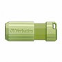 Verbatim USB flash disk, USB 2.0, 128GB, Store,N,Go PinStripe, zelený, 49462, pro archivaci dat