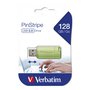 Verbatim USB flash disk, USB 2.0, 128GB, Store,N,Go PinStripe, zelený, 49462, pro archivaci dat