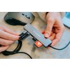 Verbatim USB flash disk, USB C, 64GB, Plectra, černý, 30224, USB C