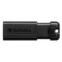 Verbatim USB flash disk, USB 3.0, 32GB, PinStripe, Store N Go, černý, 49317, USB A, s výsuvným konektorem