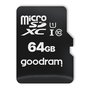 Goodram paměťová karta Micro Secure Digital Card All-In-ON, 64GB, multipack, M1A4-0640R12, UHS-I U1 (Class 10), multipack se čtečk