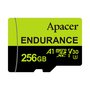 Apacer paměťová karta Endurance, 256GB, micro SDXC, AP256GEDM1D05-R, UHS-I U3 (Class 10), V30, A1