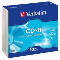CD-R Verbatim DataLife Extra Protection 700 MB slim box 52x 10-pack