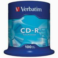 CD-R Verbatim DataLife Extra Protection 700 MB cake box 52x 100-pack
