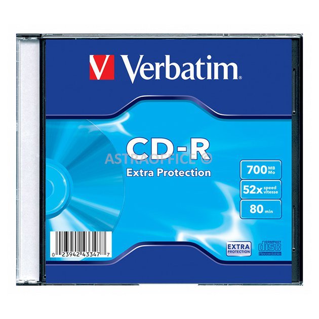 CD-R Verbatim DataLife Plus 700 MB cake box 52x 25-pack Wide Printable