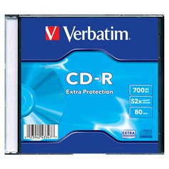 CD-R Verbatim DataLife Plus 700 MB cake box 52x 25-pack Wide Printable