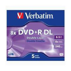 DVD+R Verbatim DataLife Plus 8.5 GB jewel box 8x 1ks Dual Layer Scratch Resistant