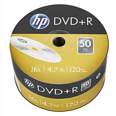 DVD+R HP 4.7 GB cake box 16x 50-pack