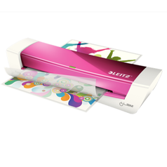 laminátor Leitz iLAM Home Office A4 růžový