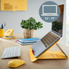 Nastavitelný stojan pod notebook Leitz COSY Ergo, teplá žlutá