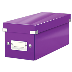 Archivační krabice Leitz Click & Store na CD 6041 - purpurová