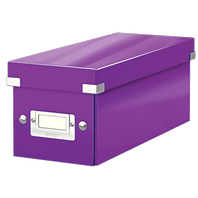 Archivační krabice Leitz Click & Store na CD 6041 - purpurová