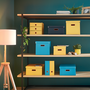 Čtvercová krabice Leitz Click and Store COSY, velikost L (A4), klidná modrá