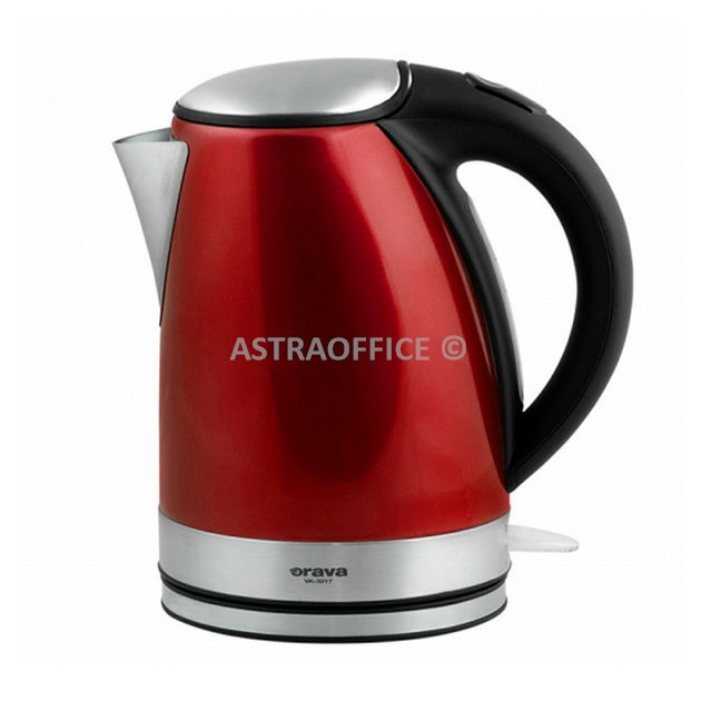 Nerezová varná konvice VK-3217 R, 2000W, červená, Orava
