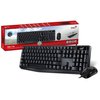 Genius KM-170 COPILOT, sada klávesnice s optickou myší, CZ/SK, drátová (USB), černá