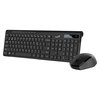 Genius SlimStar 8230, sada klávesnice s bezdrátovou optickou myší, 1x AA, 1x AA, CZ/SK, klasická, Dual-Mode typ bezdrátová, černá,