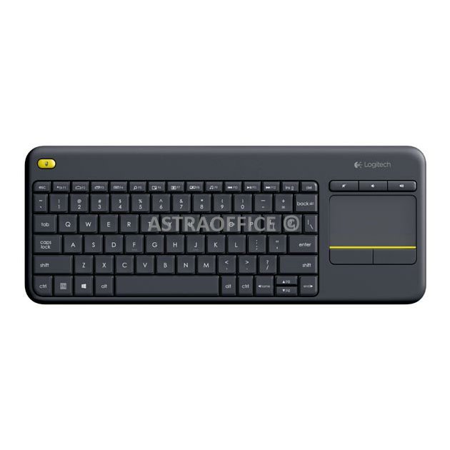 Logitech K400 Plus klávesnice bezdrátová CZ/SK, černá