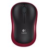Logitech M185 Myš bezdrátová, červená, 1000DPI