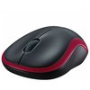 Logitech M185 Myš bezdrátová, červená, 1000DPI