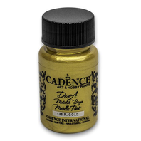 CADENCE metalická akrylová barva 50 ml zlatá