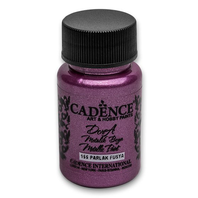 CADENCE metalická akrylová barva 50 ml fuchsiová