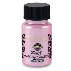 CADENCE metalická akrylová barva 50 ml růžová