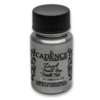 CADENCE metalická akrylová barva 50 ml stříbrná