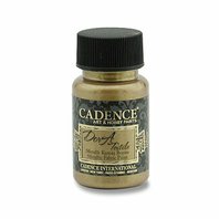 CADENCE-Metalická barva na textil, antická zlatá, 50 ml