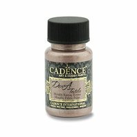 CADENCE-Metalická barva na textil, starorůžová, 50 ml