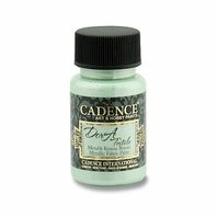 CADENCE-Metalická barva na textil, mátová , 50 ml