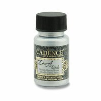 CADENCE-Metalická barva na textil, stříbrná , 50 ml