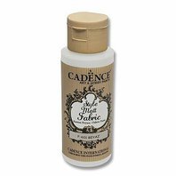 CADENCE-Klasická barva na textil, bílá, 59 ml