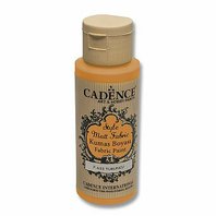 CADENCE-Klasická barva na textil, oranžová, 59 ml