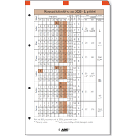 Formulář ADK Plánovací kalendář A5 2023 1 list