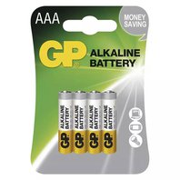 Baterie alkalická, AAA (LR03), AAA, 1.5V, GP, blistr, 4-pack, Alkaline