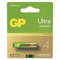 Baterie alkalická, AAA (LR03), AAA, 1.5V, GP, blistr, 4-pack, ULTRA