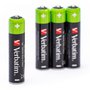 Nabíjecí baterie, AAA (HR03), 1.2V, 950 mAh, Verbatim, blistr, 4-pack