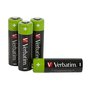 Nabíjecí baterie, AA (HR6), 1.2V, 2500 mAh, Verbatim, blistr, 4-pack