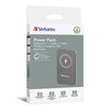 Verbatim, power banka s bezdrátovým nabíjením, 5V, nabíjení telefonu, 32244, 5 000mAh, magnetické připevnění, šedá