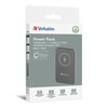 Verbatim, power banka s bezdrátovým nabíjením, 5V, nabíjení telefonu, 32249, 10 000mAh, magnetické připevnění, šedá