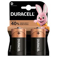 Baterie alkalická, D (LR20), velký monočlánek, D, 1.5V, Duracell, blistr, 2-pack, 42342, Basic