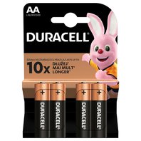 Baterie alkalická, AA (LR6), AA, 1.5V, Duracell, blistr, 4-pack, 42302, Basic