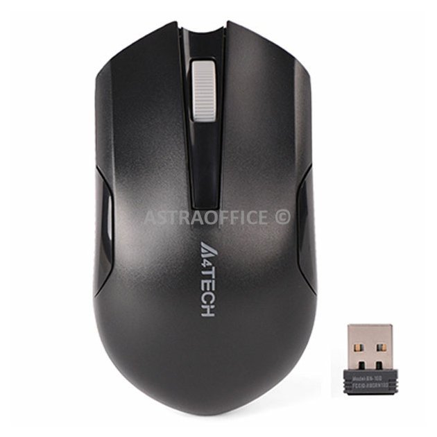 A4Tech G3-200NS Myš bezdrátová, černá, 1000DPI