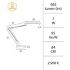 Unilux - Lampa stolní Unilux Mamboled černá