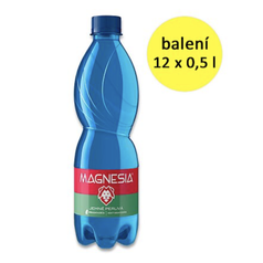 Minerální voda MAGNESIA  přírodní 0,5 l, jemně perlivá