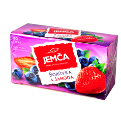 Čaj porcovaný Jemča Borůvka-jahoda